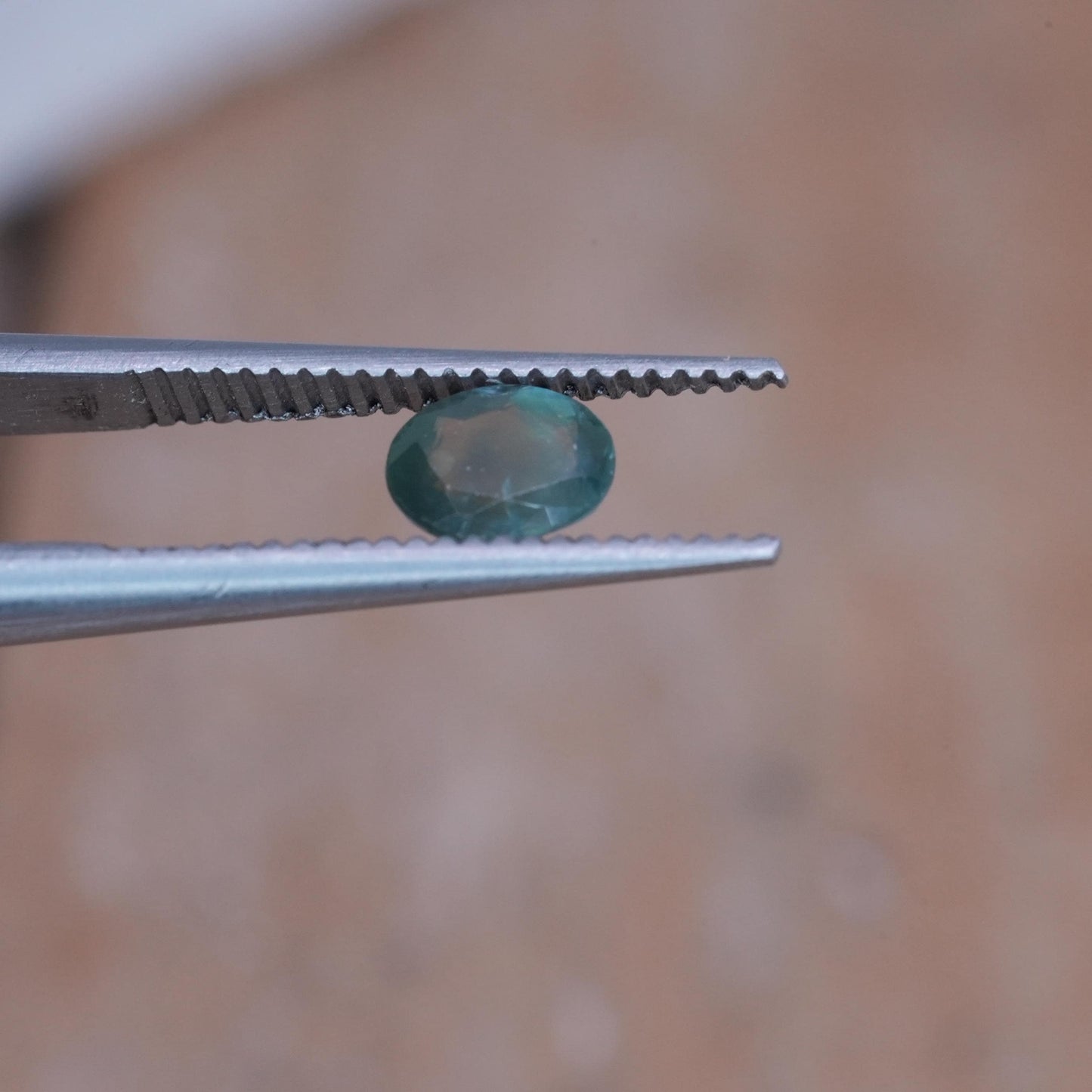 0.34 carat Natural Alexandrite 4.85x3.85mm Oval Cut, Green to Purple Color Change