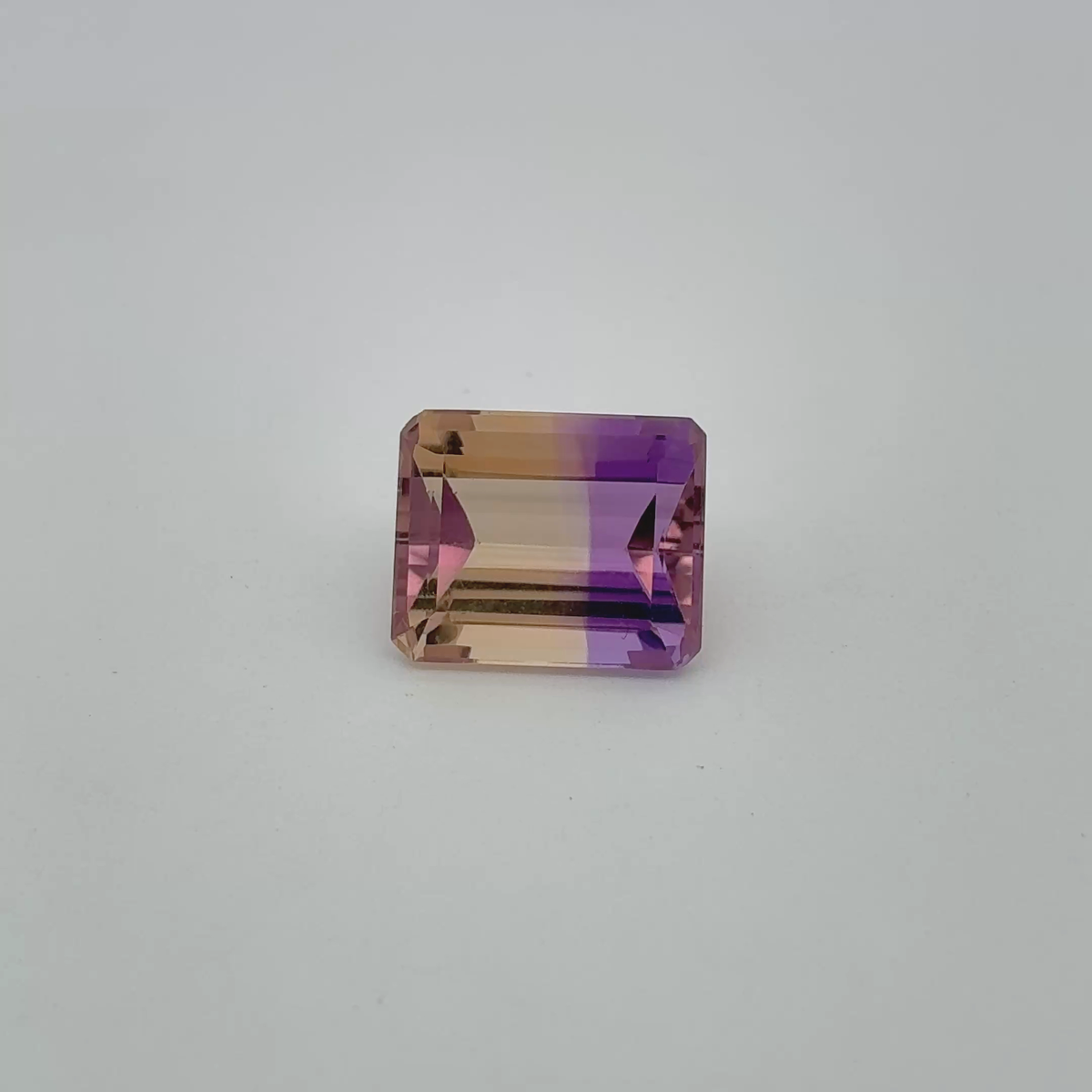 6.24 ct Ametrine, 12.3x10.1mm Emerald cut