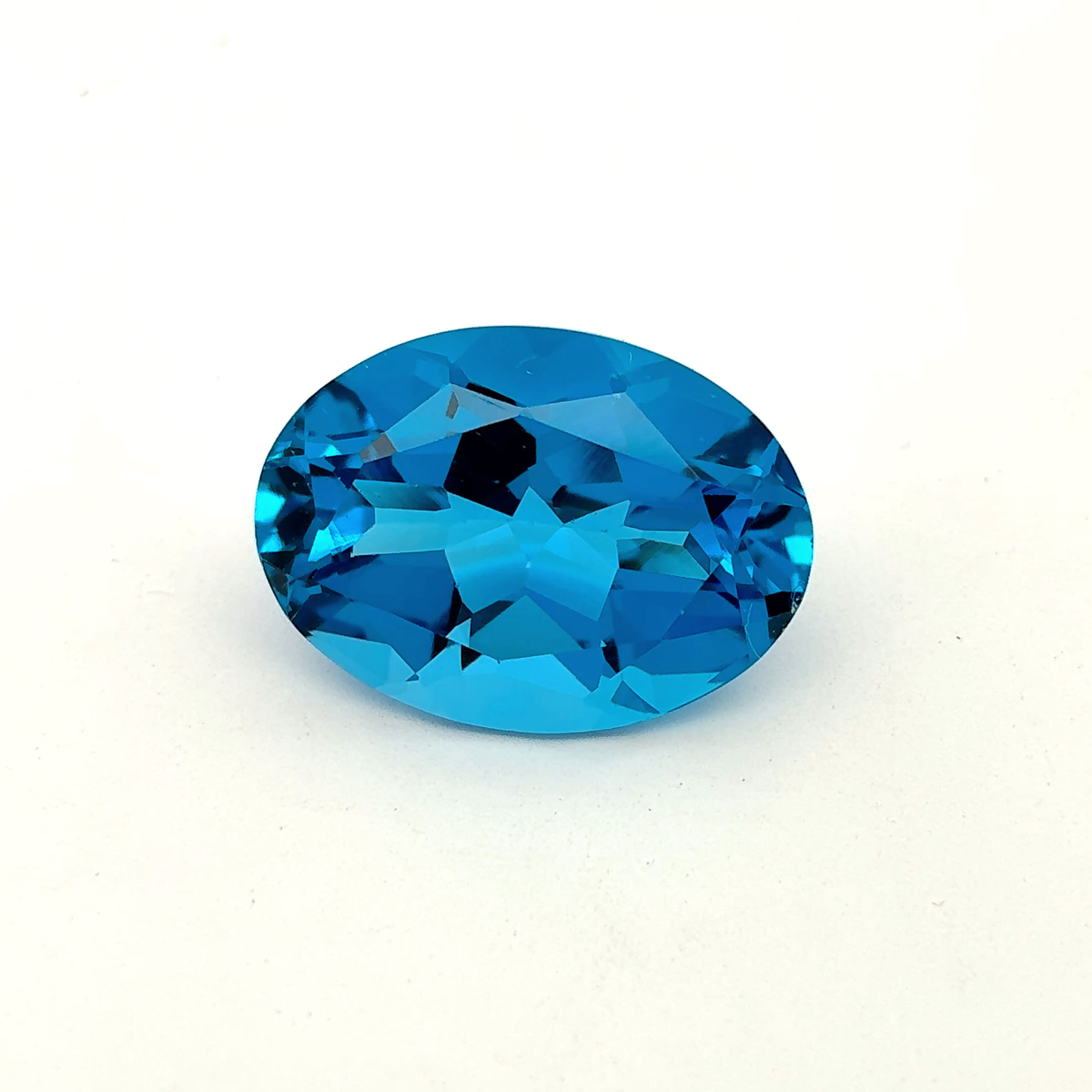 22x16mm Oval Cut Loose Blue Topaz 28 carats