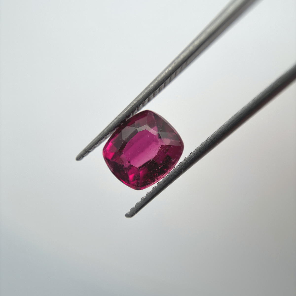 2.40 carat Pink Rubellite Tourmaline, 8.5x7.5mm Cushion