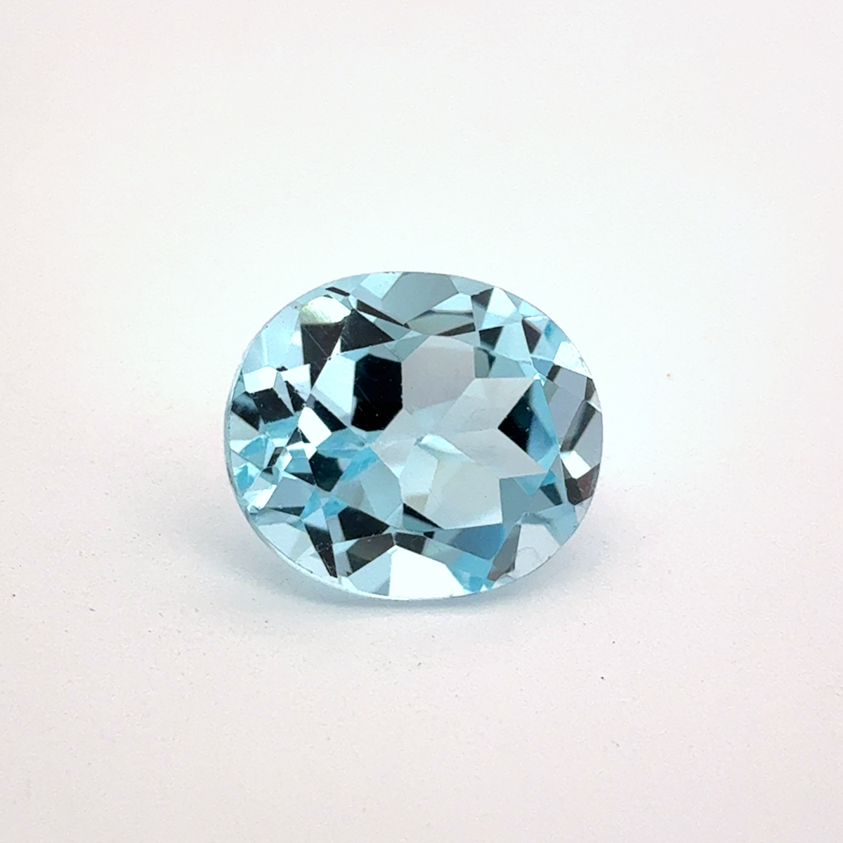 14x12mm Light Blue Topaz, 10 carat Loose Gemstone