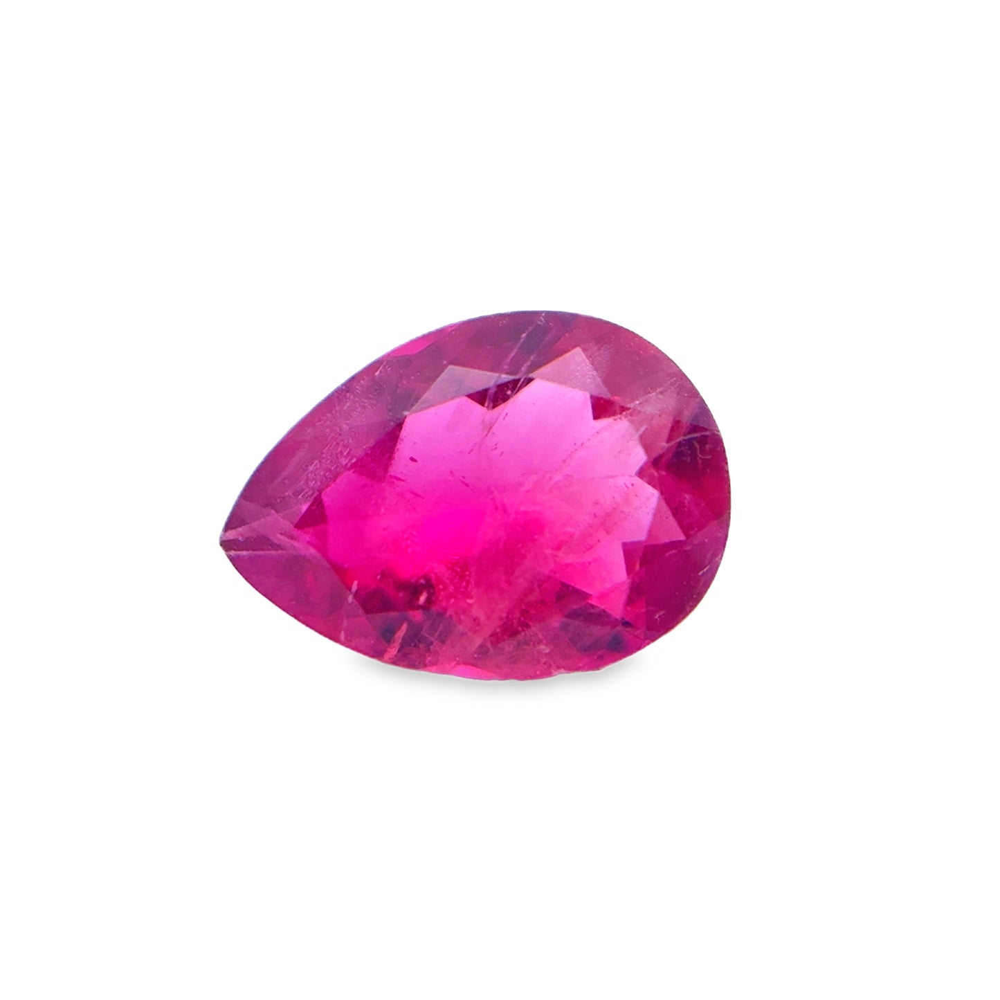 GIA 0.51 carat Red Beryl 6.9x4.95mm Pear Cut Natural Utah Bixbite