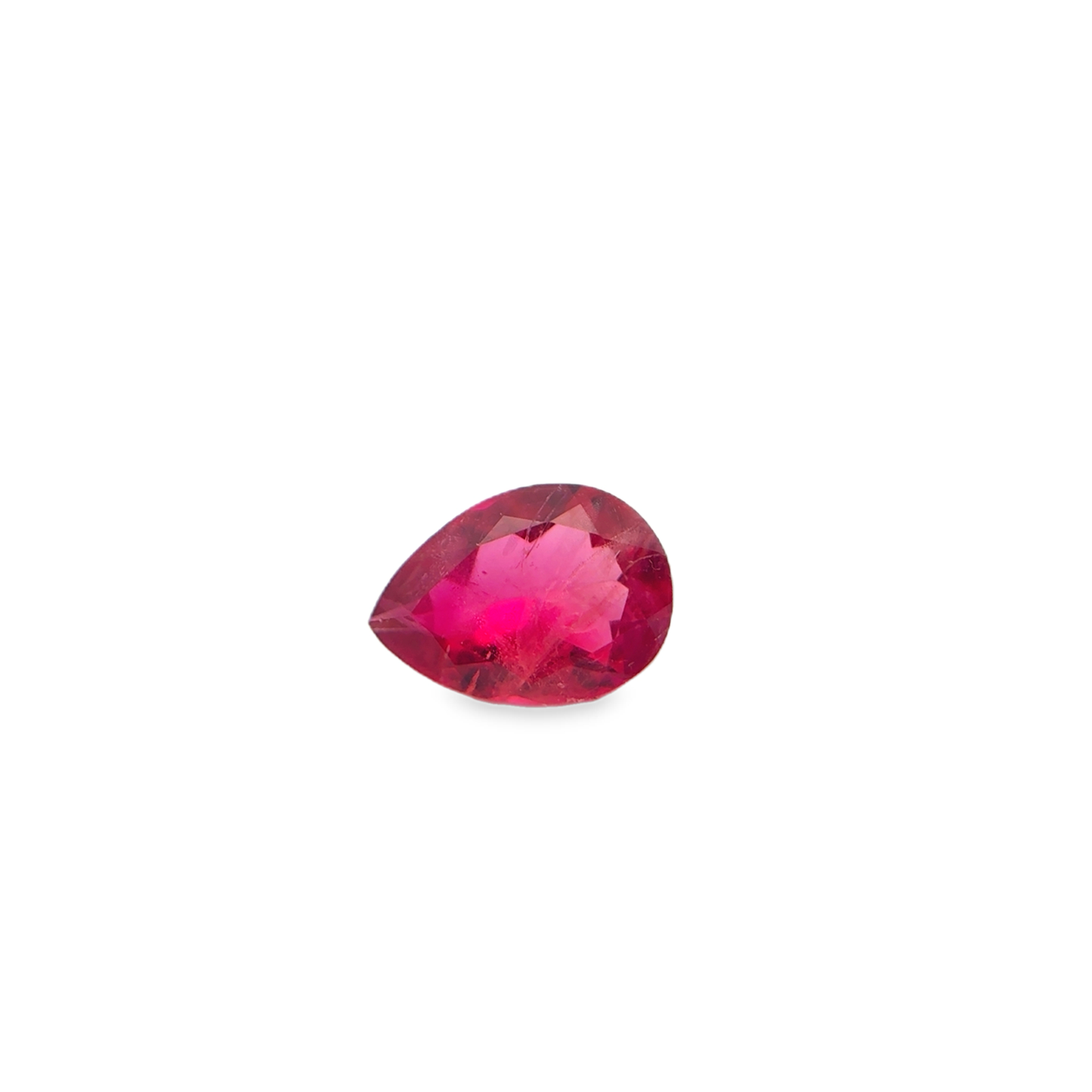 GIA 0.51 carat Red Beryl 6.9x4.95mm Pear Cut Natural Utah Bixbite