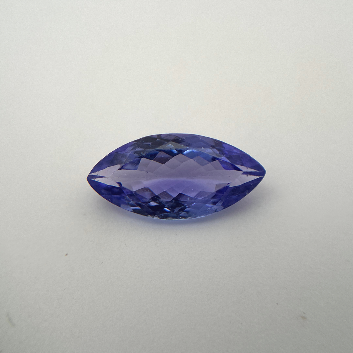 1.27 carat Violet-Blue Tanzanite, 11x5.5mm Marquise Cut